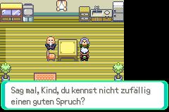 The Berry Master wife asks for a good saying in German Emerald