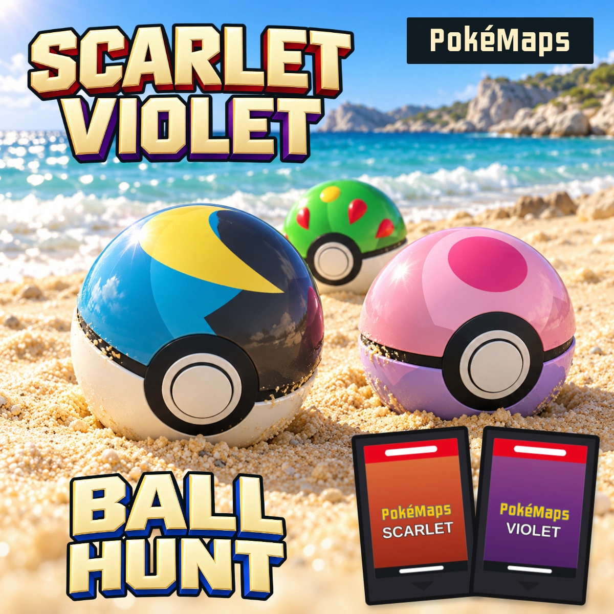 Rare Poké Balls in Scarlet & Violet — Pokémon Scarlet & Violet guide card