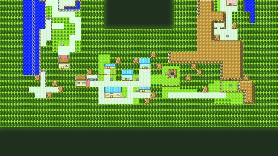 Azalea Town on the PokéMaps Johto map, with the Ilex Forest entrance at its western edge