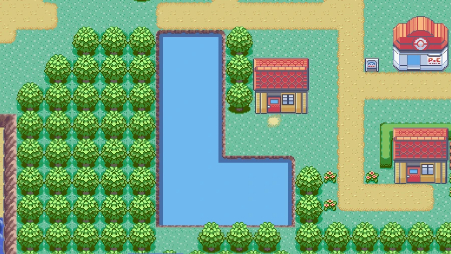 Petalburg City on the PokéMaps Hoenn map, where Wally’s father gives HM03 Surf