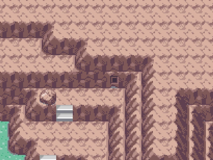 A rock-wall Secret Base spot on Route 116