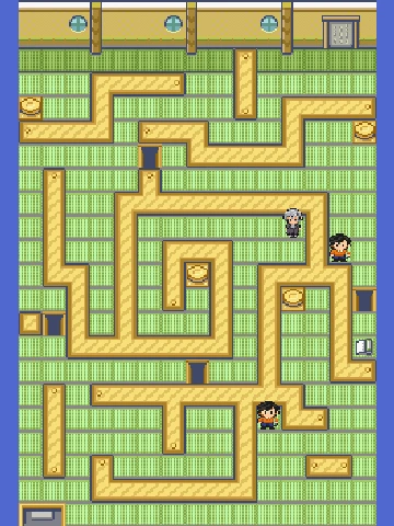 Trick House Puzzle 2 room in Pokémon Emerald