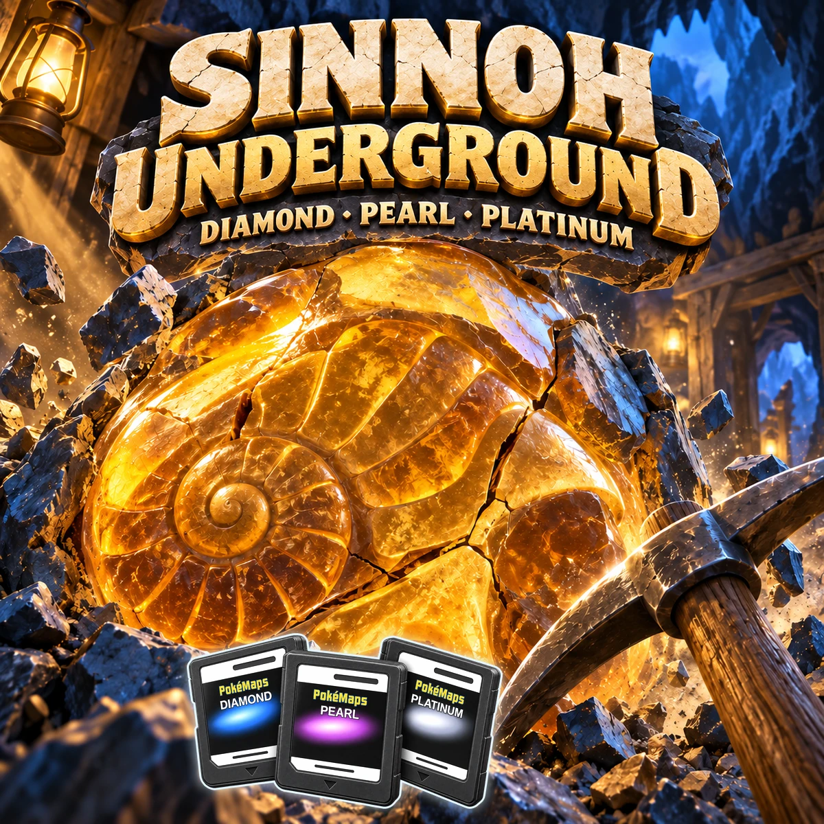 Sinnoh Underground Guide: Diamond, Pearl & Platinum — Pokémon Diamond, Pearl & Platinum guide card