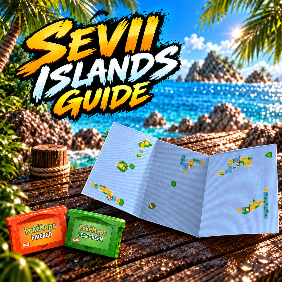 Sevii Islands Guide: All 7 Islands in FireRed & LeafGreen — Pokémon FireRed & LeafGreen guide card