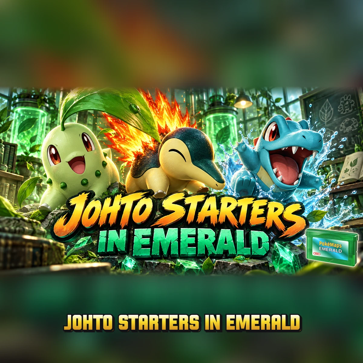 How to Get Chikorita, Cyndaquil & Totodile in Emerald — Pokémon Ruby, Sapphire & Emerald guide card