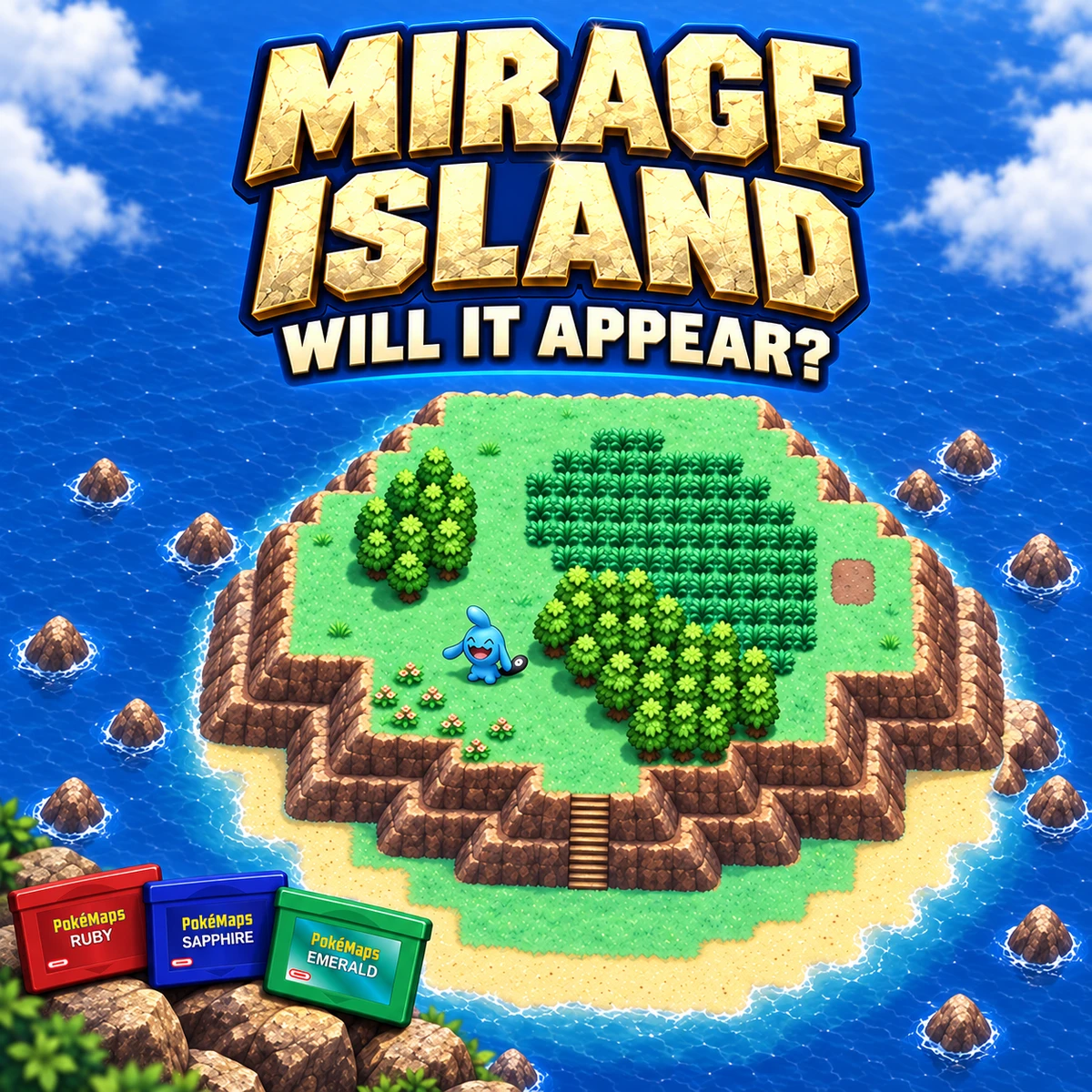 How to Reach Mirage Island in Ruby, Sapphire & Emerald — Pokémon Ruby, Sapphire & Emerald guide card